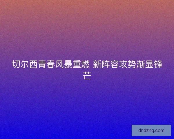 切尔西青春风暴重燃 新阵容攻势渐显锋芒